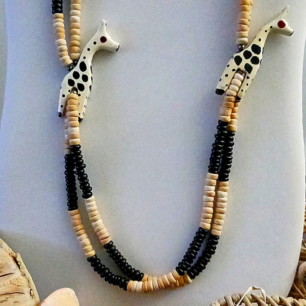 African Giraffe Necklace